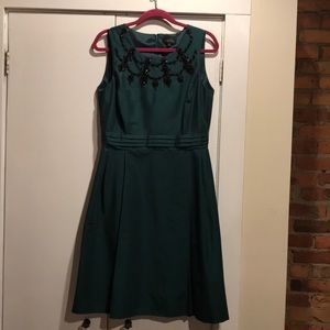 Evergreen Tahari silk dress